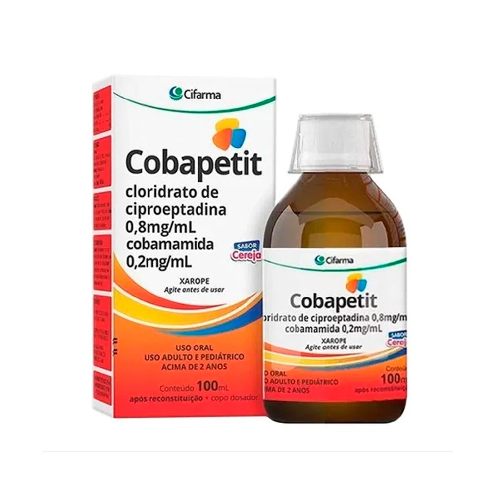 Cobapetit (Ciproheptadina Cobalamina) 100Ml Sabor Cereja Cifarma