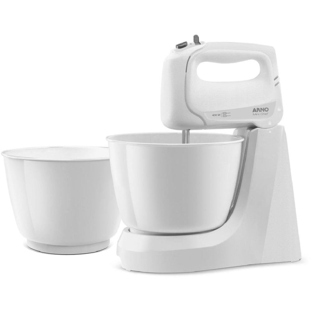 Batedeira Arno Mini Chef Hm10 400W Branca 127V
