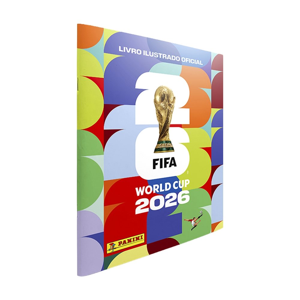 Álbum Panini Brochura Copa Do Mundo 2026 - Embalagem com 20 Unidades PRÉ-VENDA