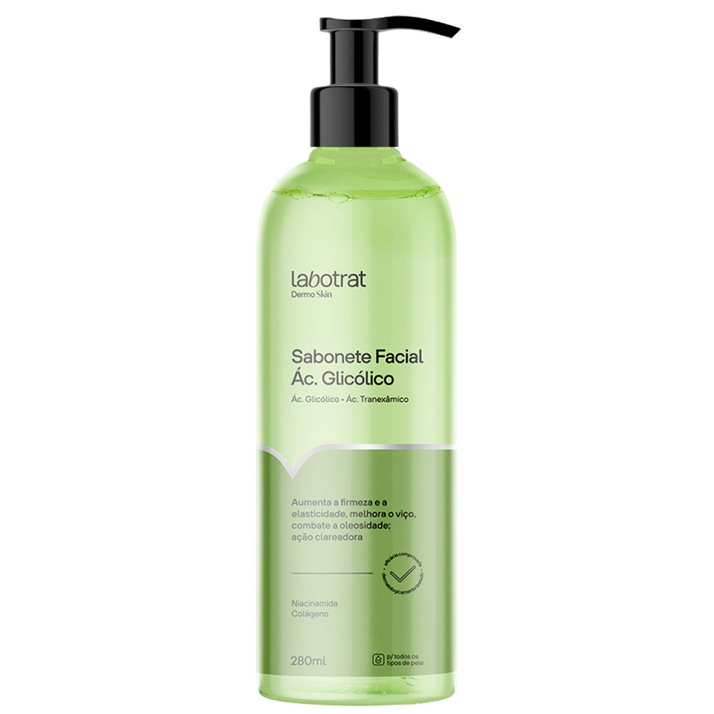 Sabonete Facial Ac. Glicolico Dermo Skin Labotrat 280Ml