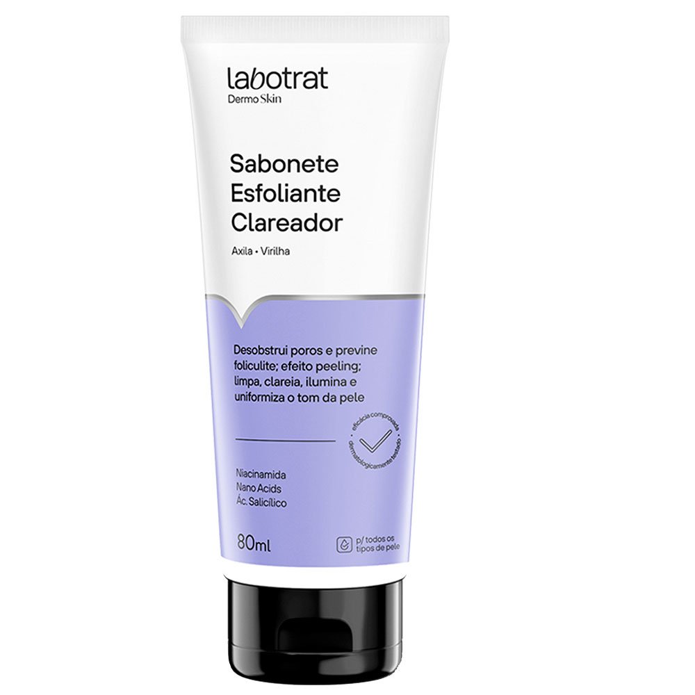 Sabonete Esfoliante Clareador Axila E Virilha Dermo Skin Labotrat 80Ml