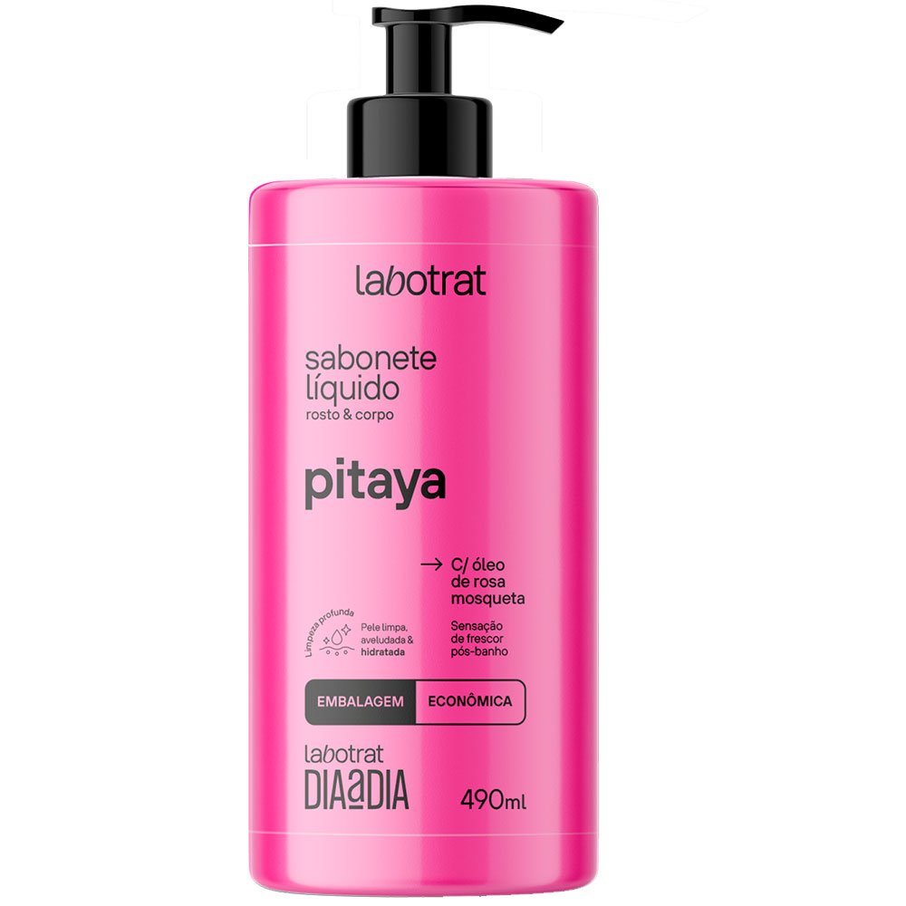 Sabonete Liquido Pitaya Dia A Dia Labotrat 490Ml