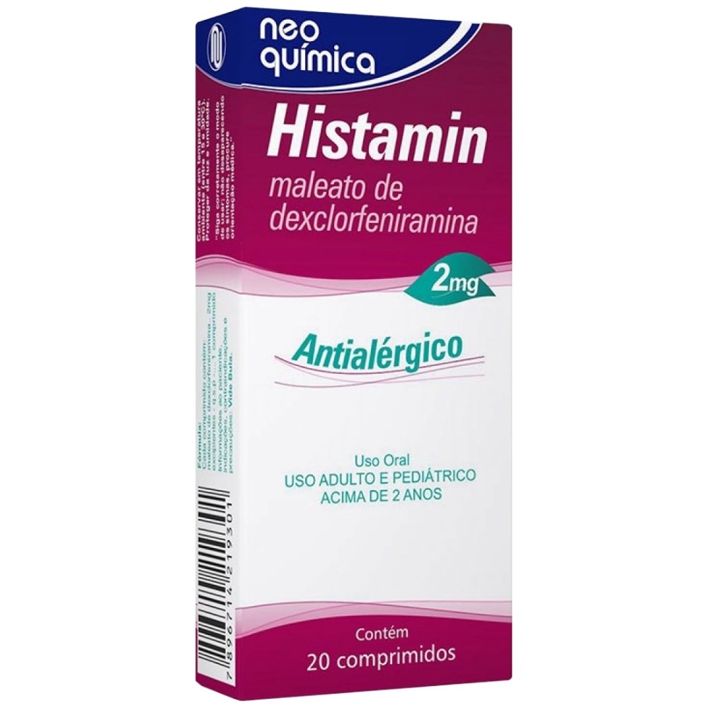 Histamin 2Mg 20Cpr