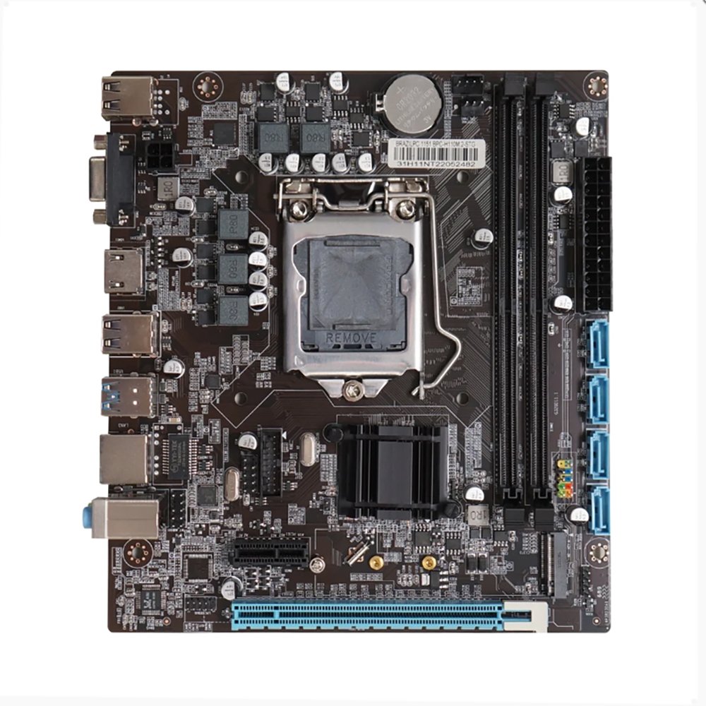 Placa-Mae Brasil Pc H110m Sk Lga 1151 Ddr4 Hdmi/Vga