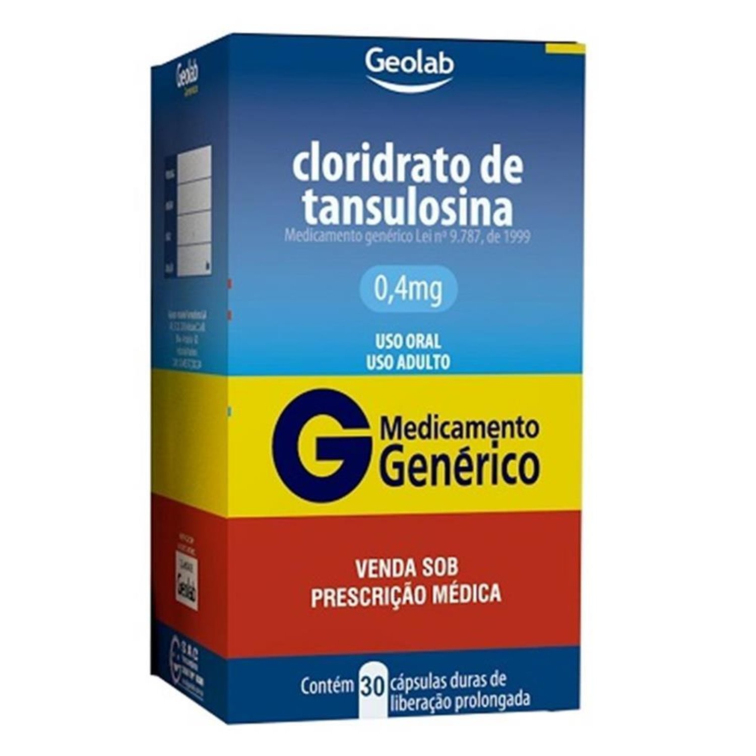 Tansulosina 0,4Mg 30Cps