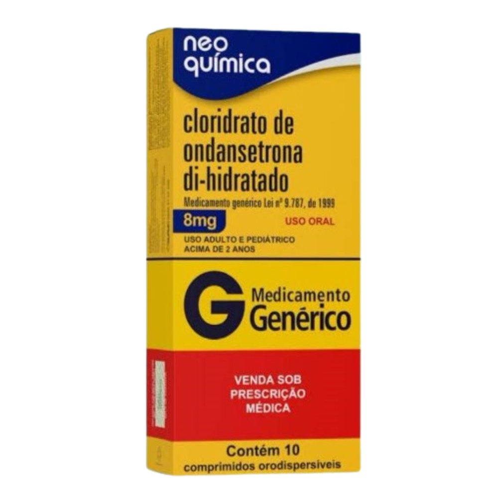 Cloridrato Ondansetrona 8Mg 10Cpr