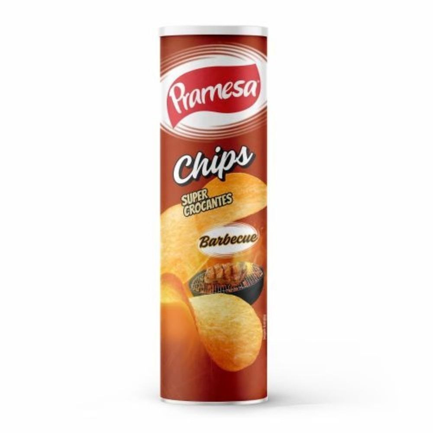 Batata Chips Pramesa Bbq Tubo 24X100g