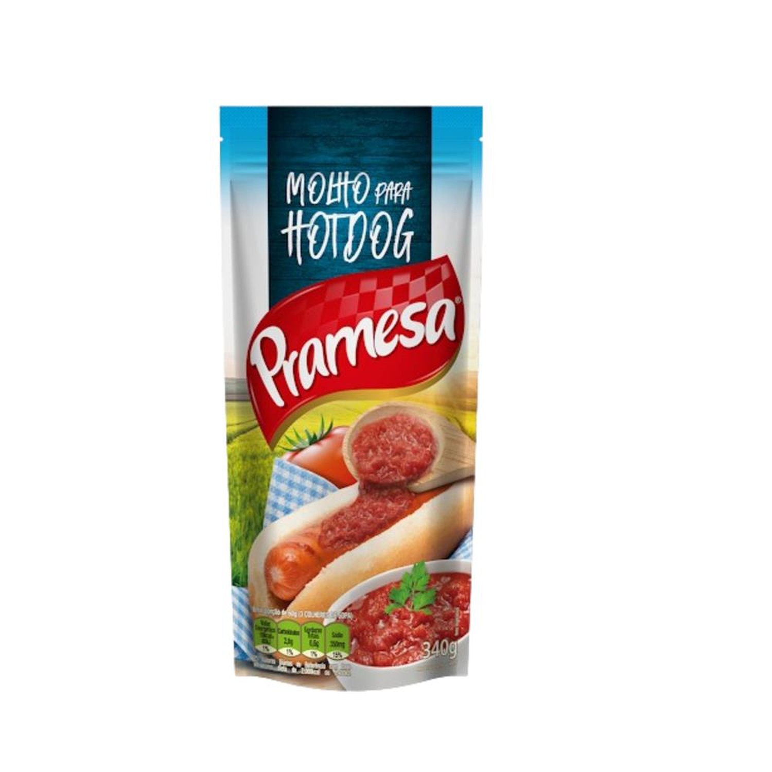 Molho De Tomate Hot Dog Pramesa Pounch 36X300g