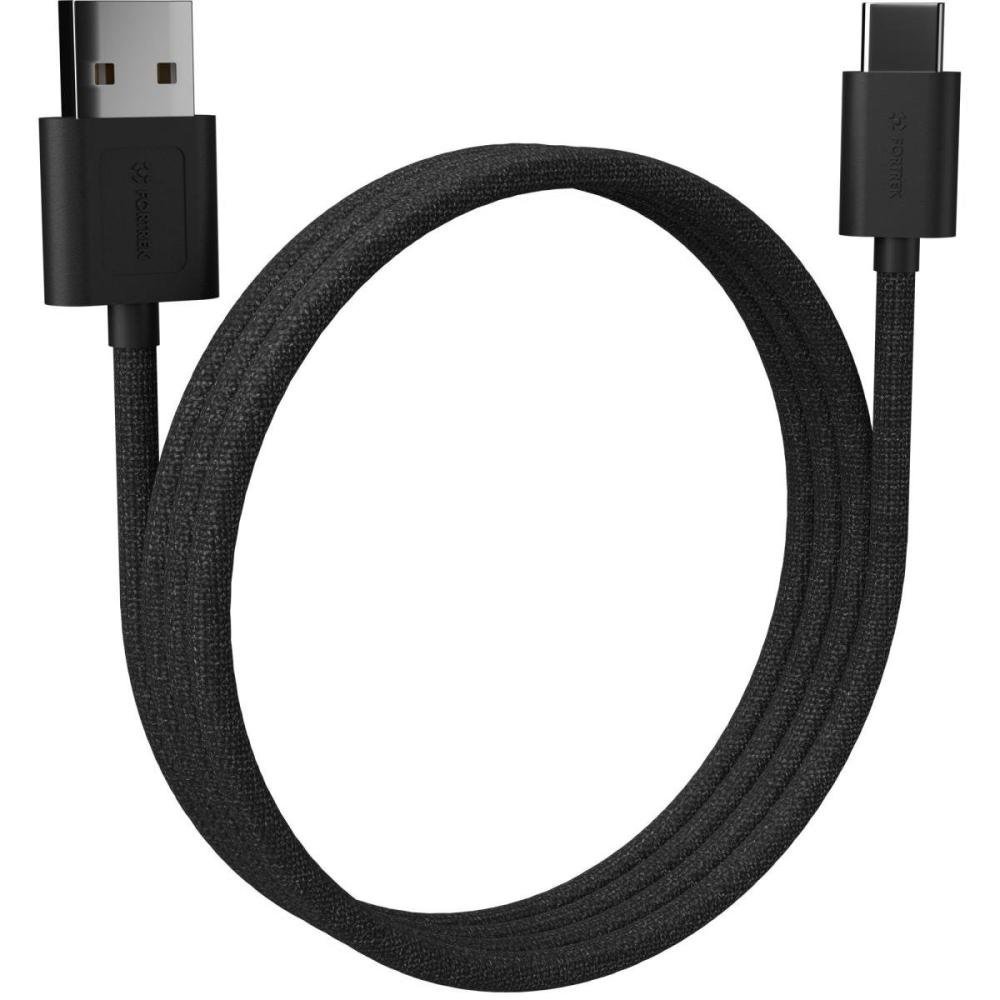 Cabo Usb-A Para Usb-C Fortrek U112 2 Metros Preto Un.Venda: Pc/1