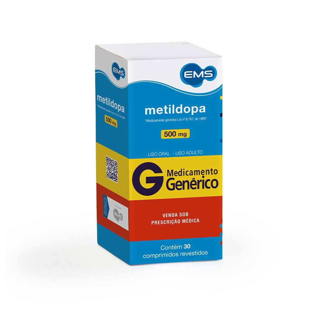 Metildopa (G) 500Mg 30Cpm Ems | Martins Atacado