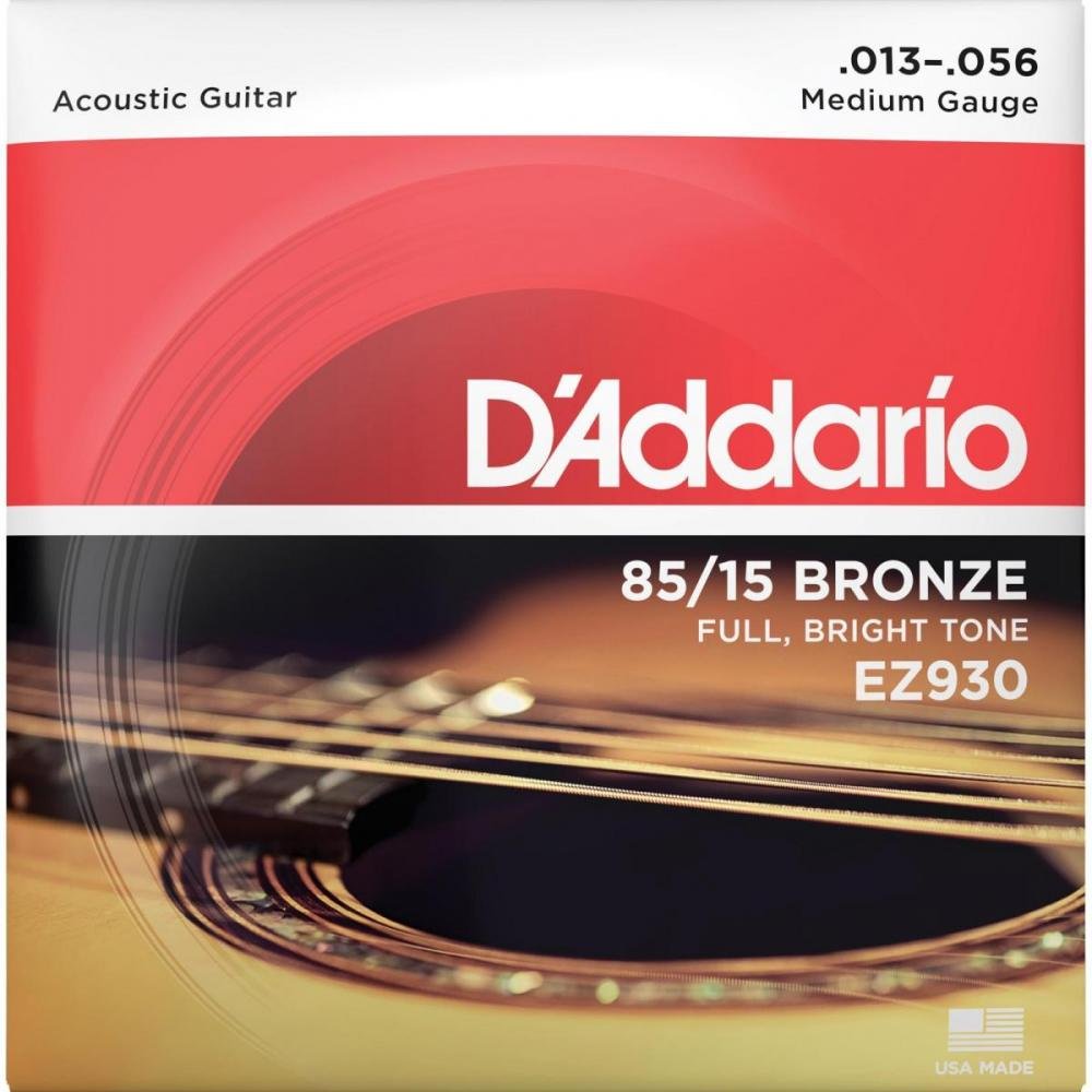 Encordoamento Violão Aço .013-.056 85/15 Bronze Ez930-B Daddario Un.Venda: Pc/1