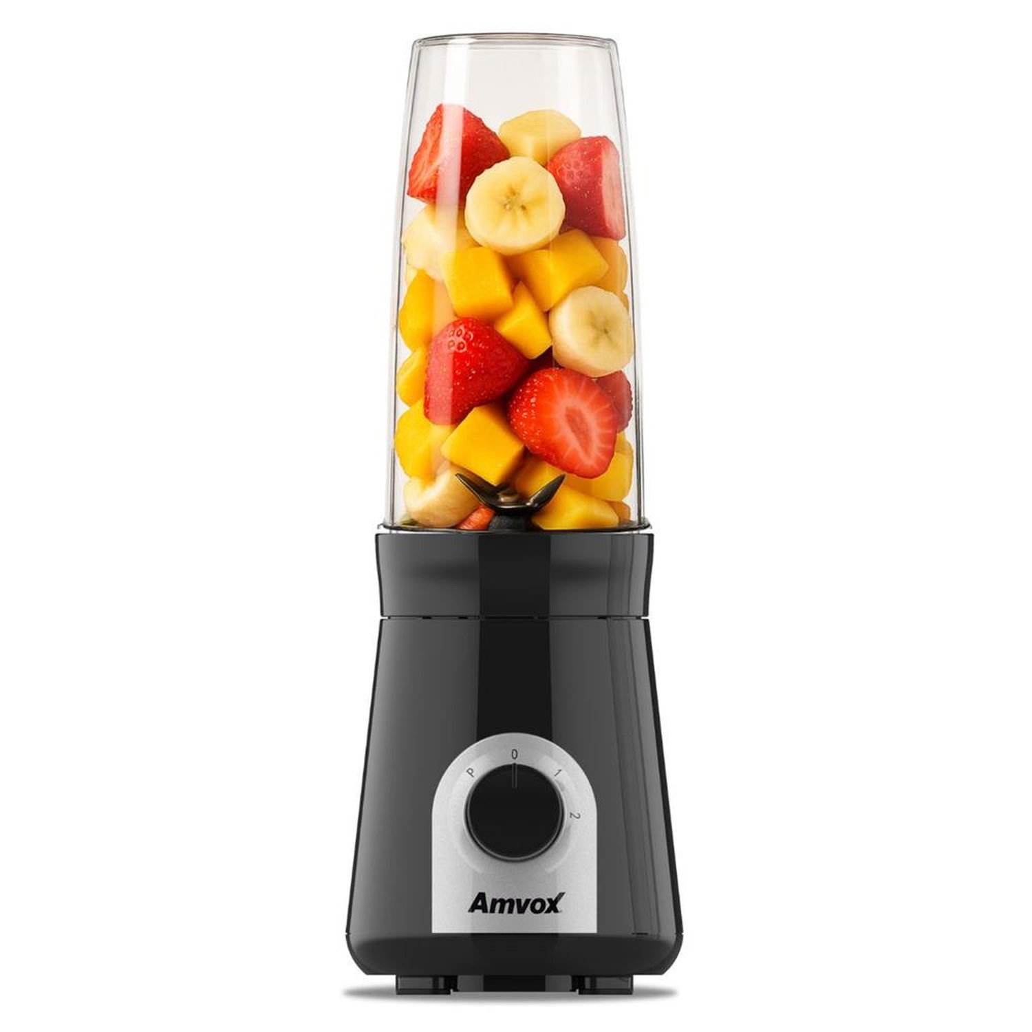 Liquidificador Personal Blender Alq 301 Amvox 220V Black