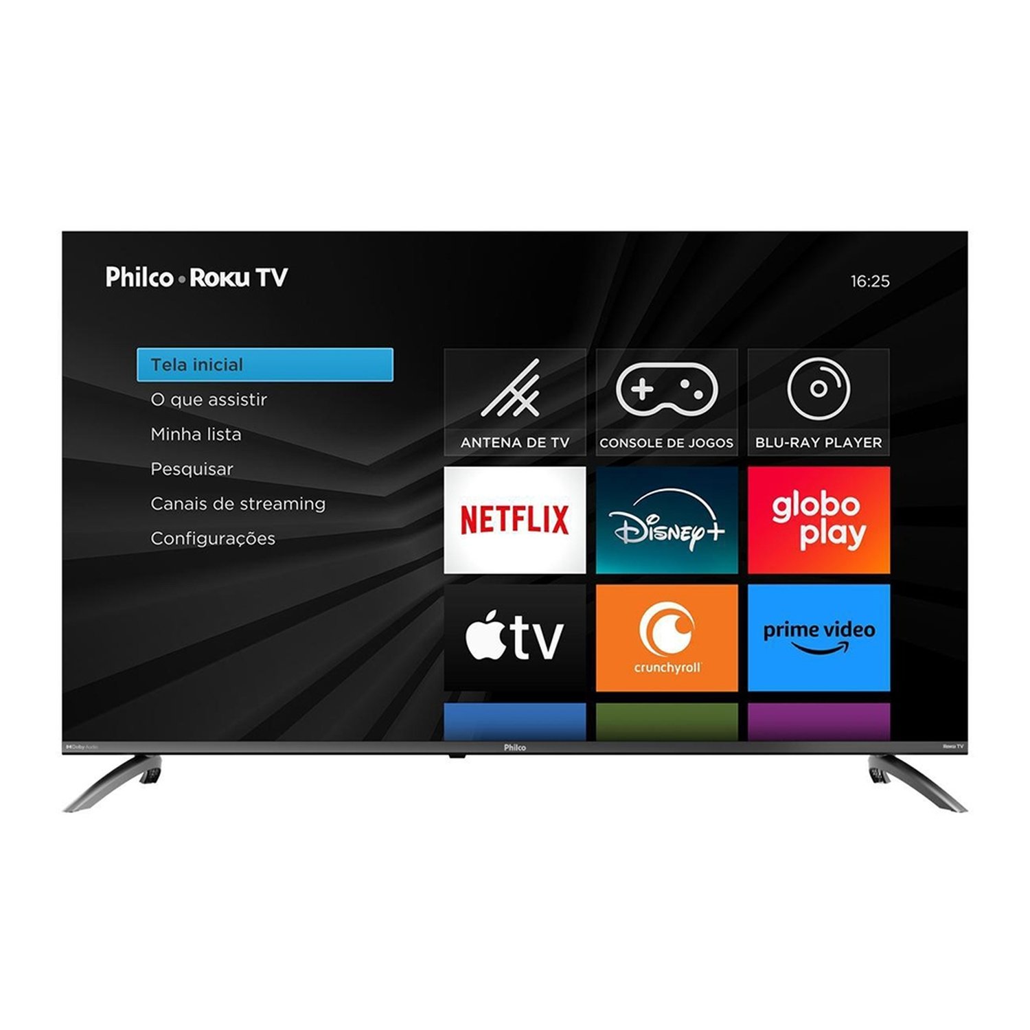 Smart TV LCD LED 50" Philco P50CRB - 4K UHD como Wi-Fi, HDMI, USB, Dolby Aúdio, 60Hz