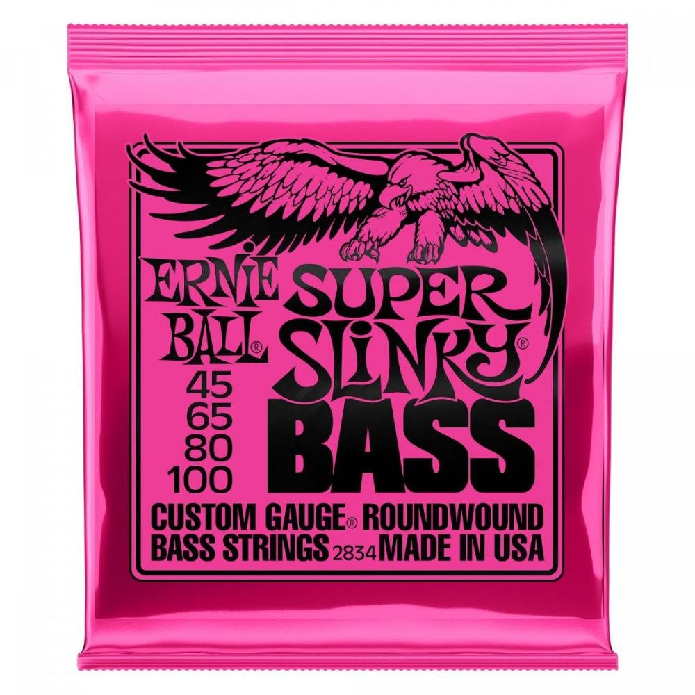 Encordoamento Para Contrabaixo Niquel .045 Super Slinky Ernie Ball Un.Venda: Pc/1