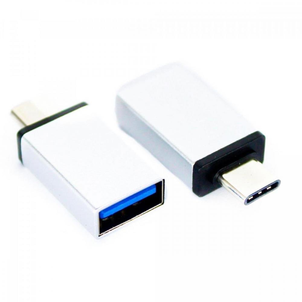 Adaptador Tipo C Macho X Usb 3.0 Fêmea Adap0071 Branco Storm Un.Venda: Pc/1