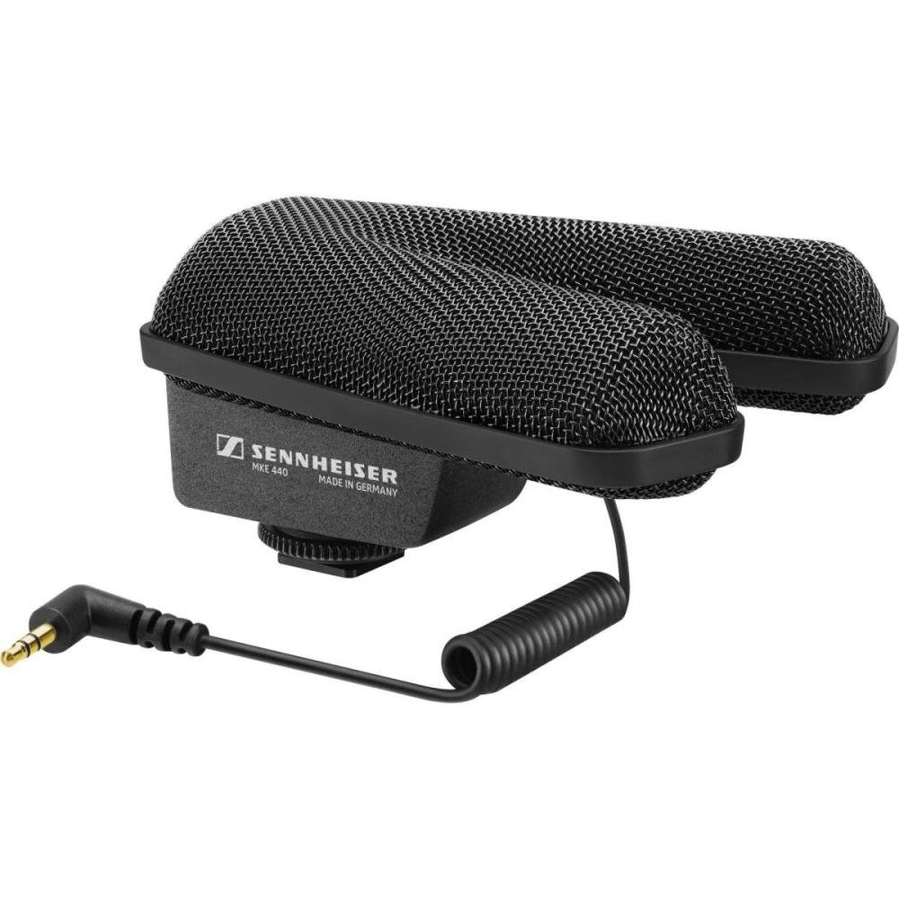 Microfone Shotgun Sennheiser Mke 440 Preto Un.Venda: Pc/1