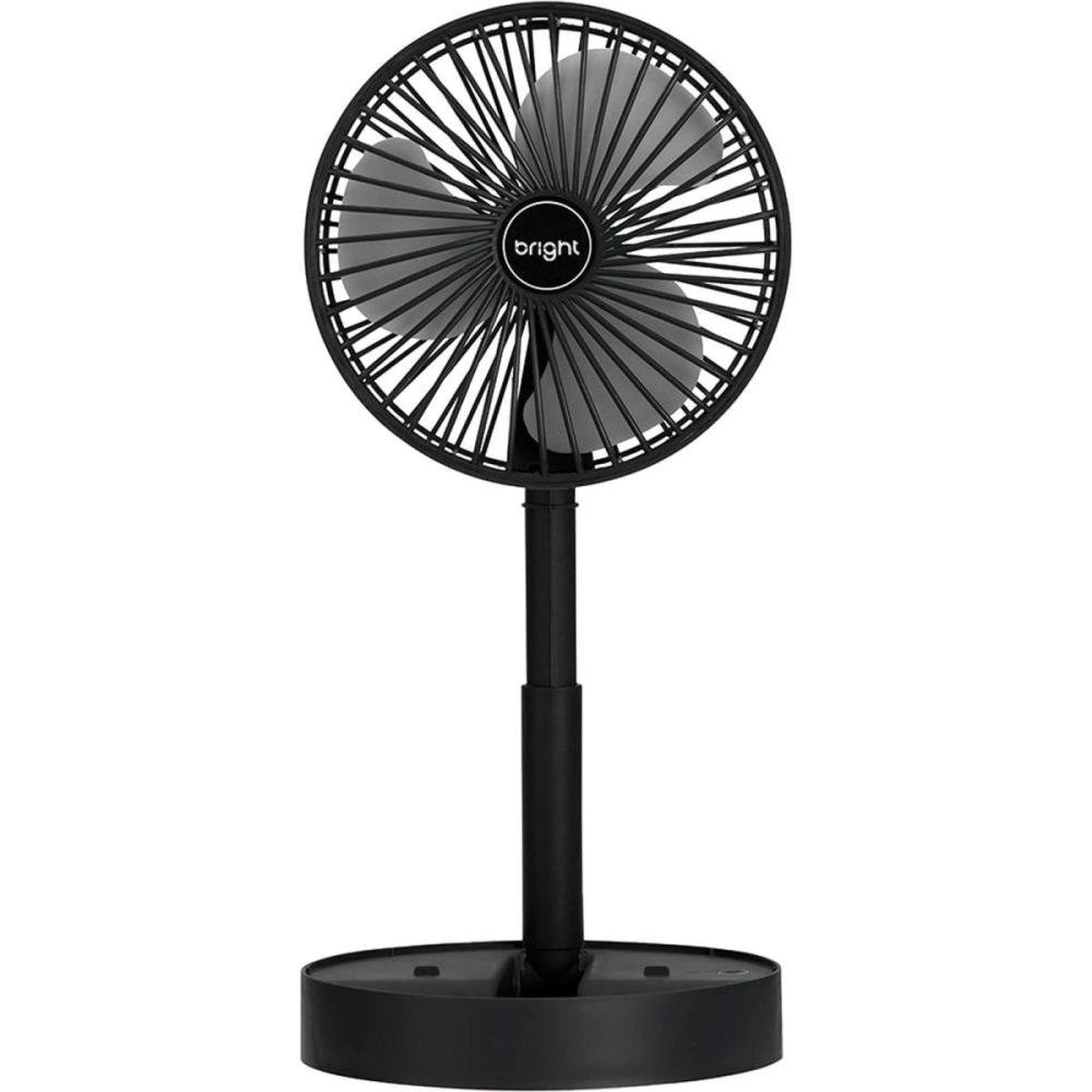 Ventilador Portátil Recarregável Bright Vn003 Preto Un.Venda: Pc/1