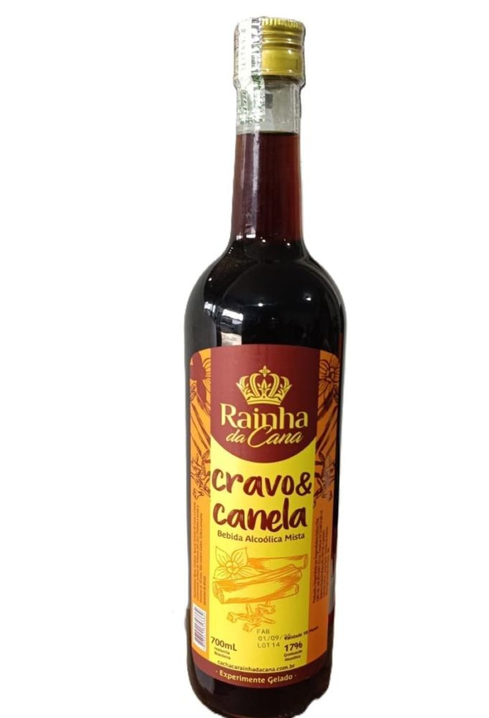 Cachaça Cravo E Canela 1 X 700 Ml - Rainha Da Cana | Martins Atacado
