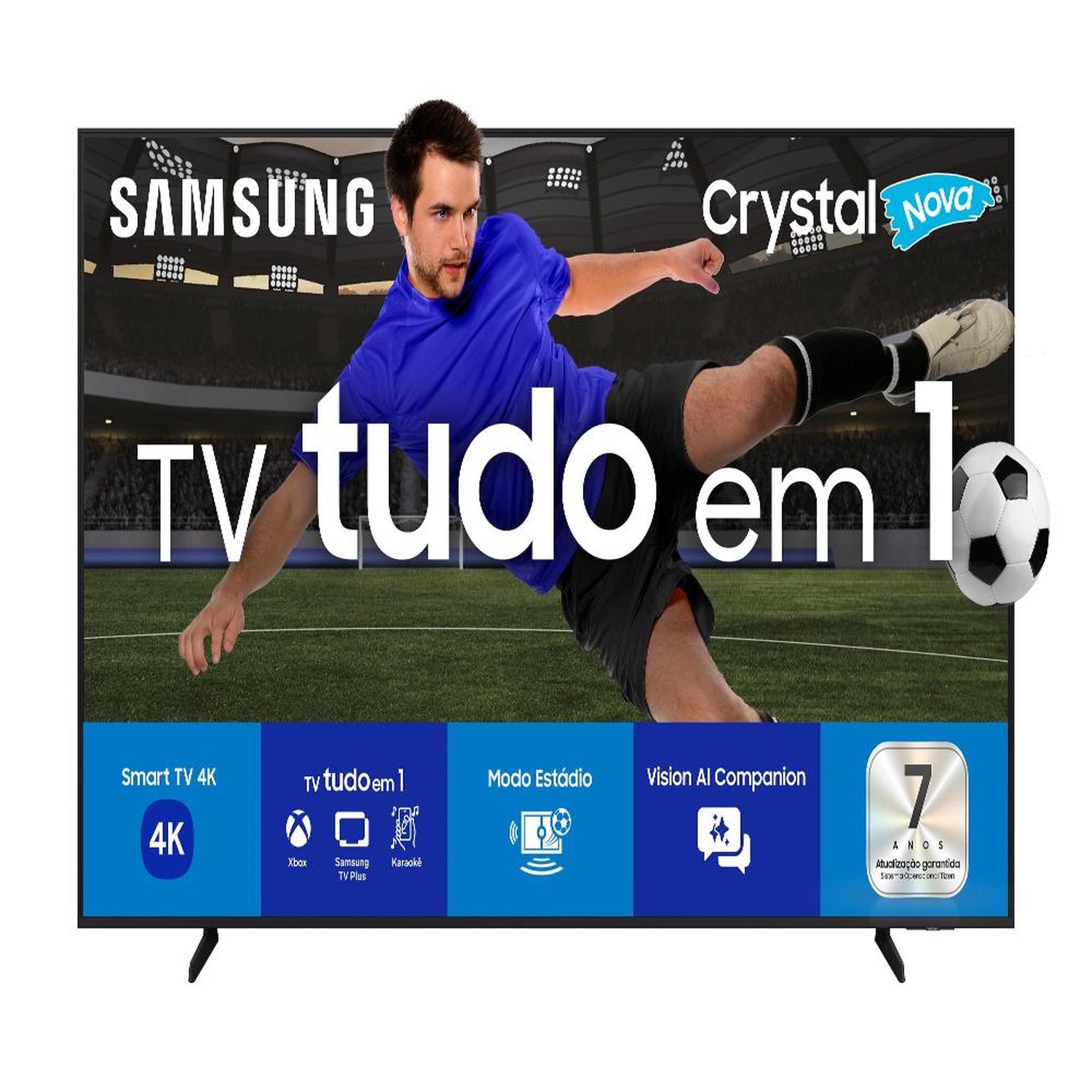 Smart Tv 55" 4K Samsung 55U8600f Crystal Hdr Tizen Alexa E Xbox Gaming
