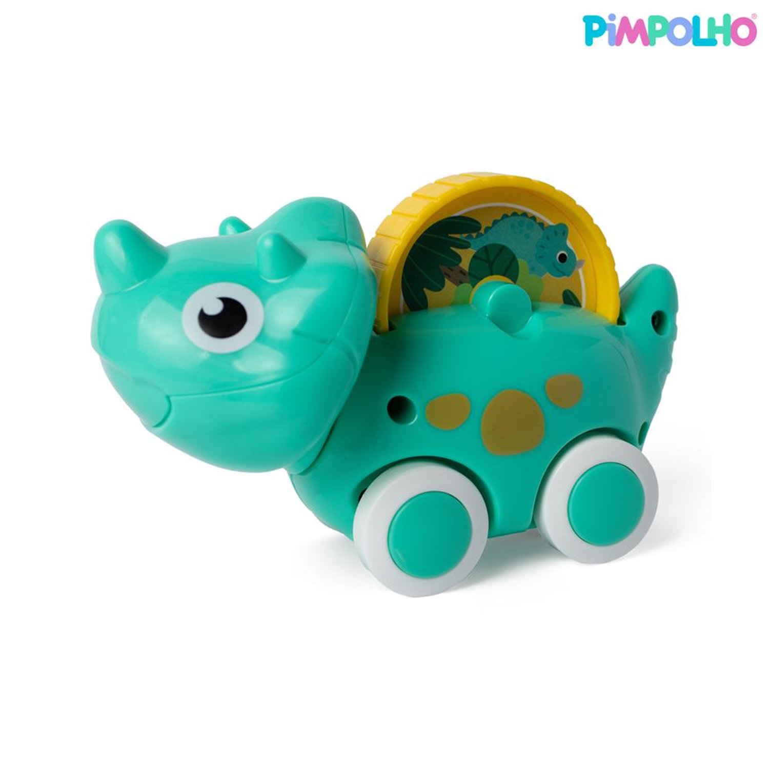 Kit Carrinho Dinossauro Unissex Pimpolho Caixa Com 1 Unidade.