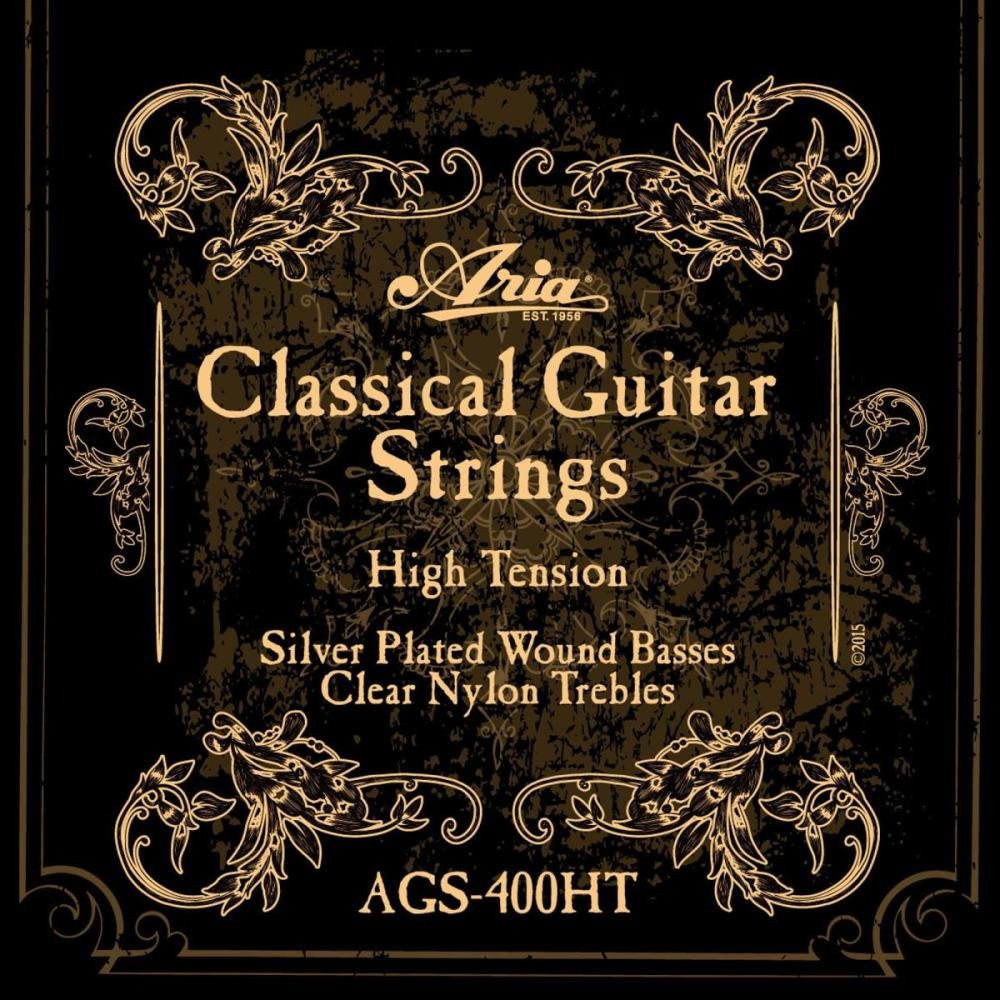 Encordoamento Para Violão Nylon Tensão Alta Ags400ht Aria Guitars Un.Venda: Pc/1