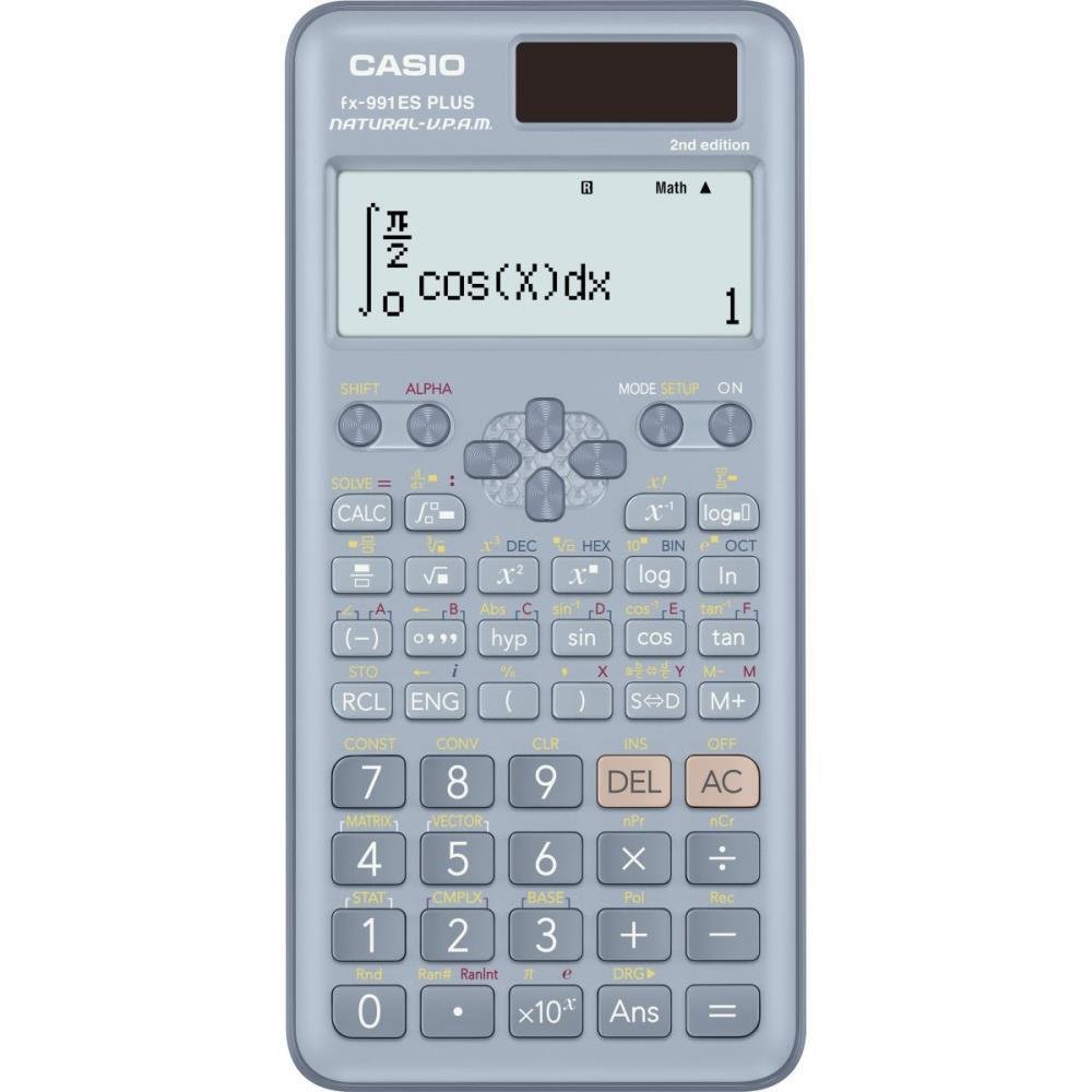 Calculadora Científica Casio Fx-991Es Plus-Bu Azul Com 417 Funções