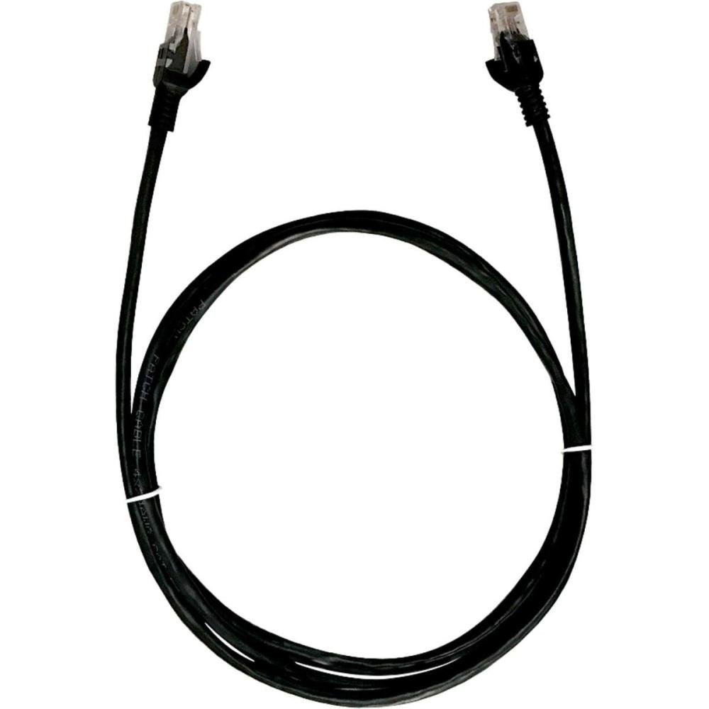 Patch Cord Cat6 2.5M Preto Pluscable Un.Venda: Pc/1