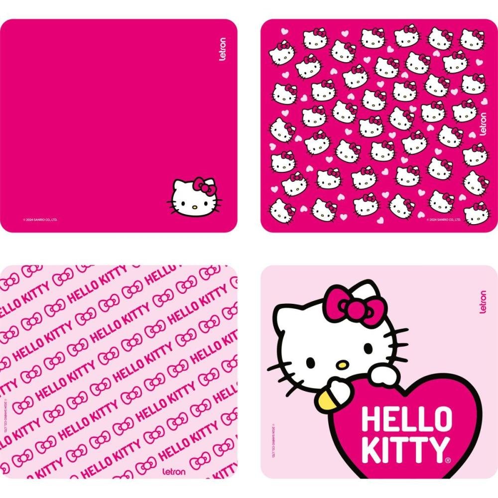 Mouse Pad Slim Letron Hello Kitty (Caixa C/20 Unidades) Un.Venda: Pc/1