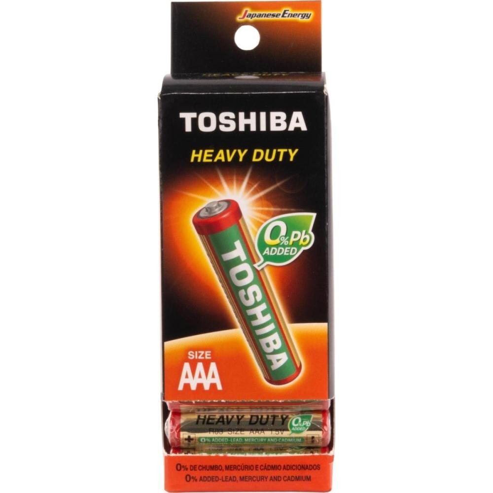 Pilha Zinco Toshiba Heavy Duty Aaa Tubo (C/40 Pilhas) Un.Venda: Tub/10