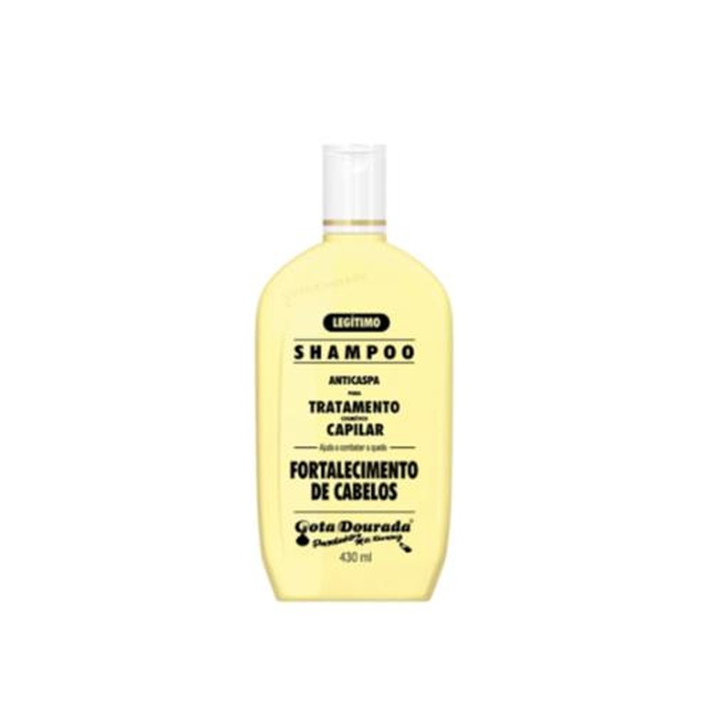 Shampoo Anticaspa Fortalecimento Gota Dourada 430ml