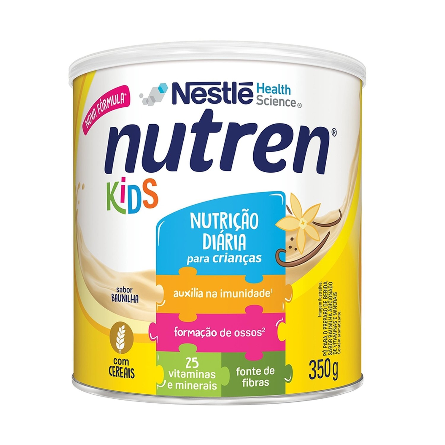 Complemento Alimentar Nutren Nestlé Kids Baunilha 350g