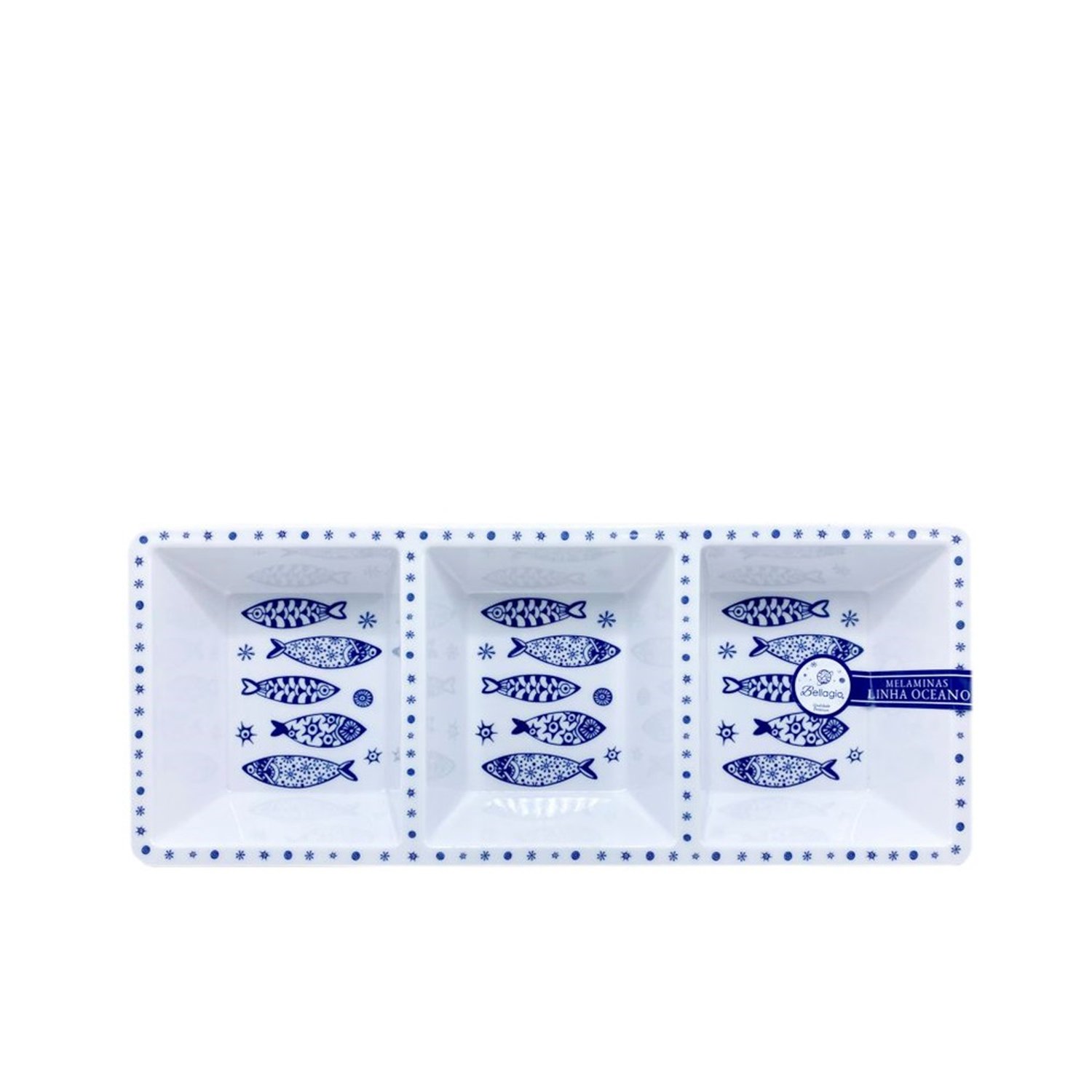 Petisqueira Retangular 37,5X15x4,7Cm Oceano Bellagio