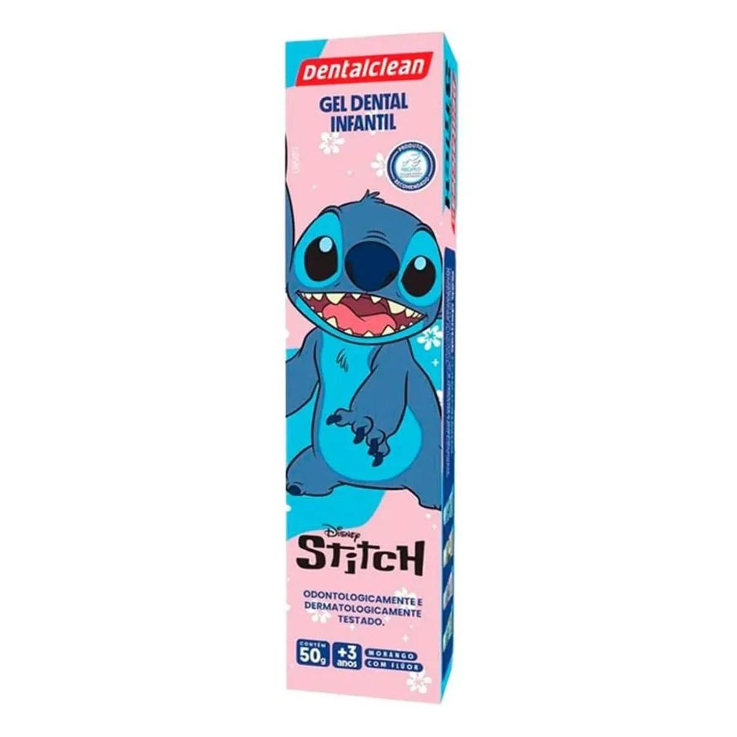 Gel Dental Dentalclean Stitch Morango 50Gr