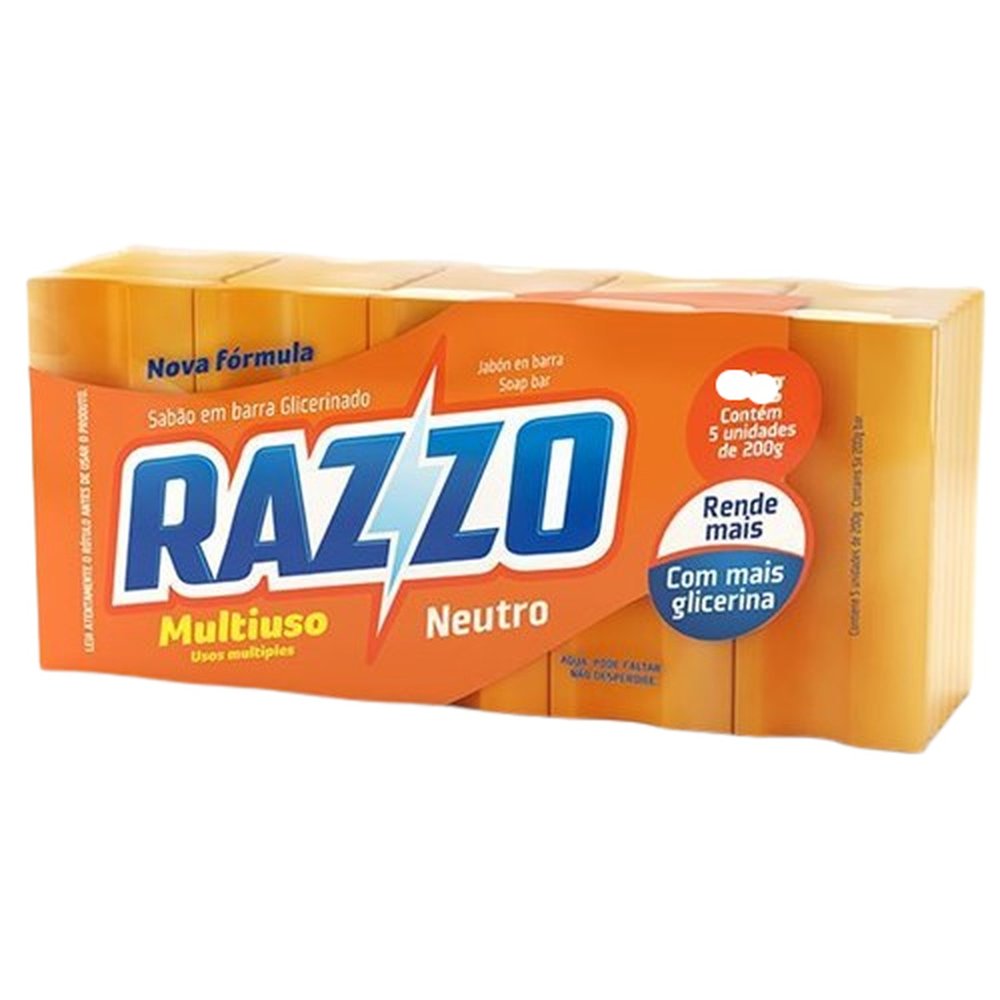 Sabão Razzo Neutro 900G | Martins Atacado