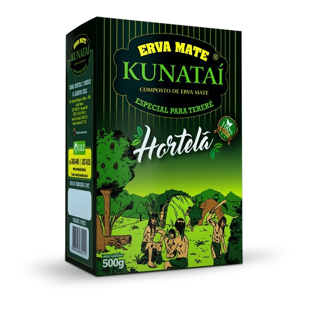 Erva Mate Kunatai Hortelã 500G