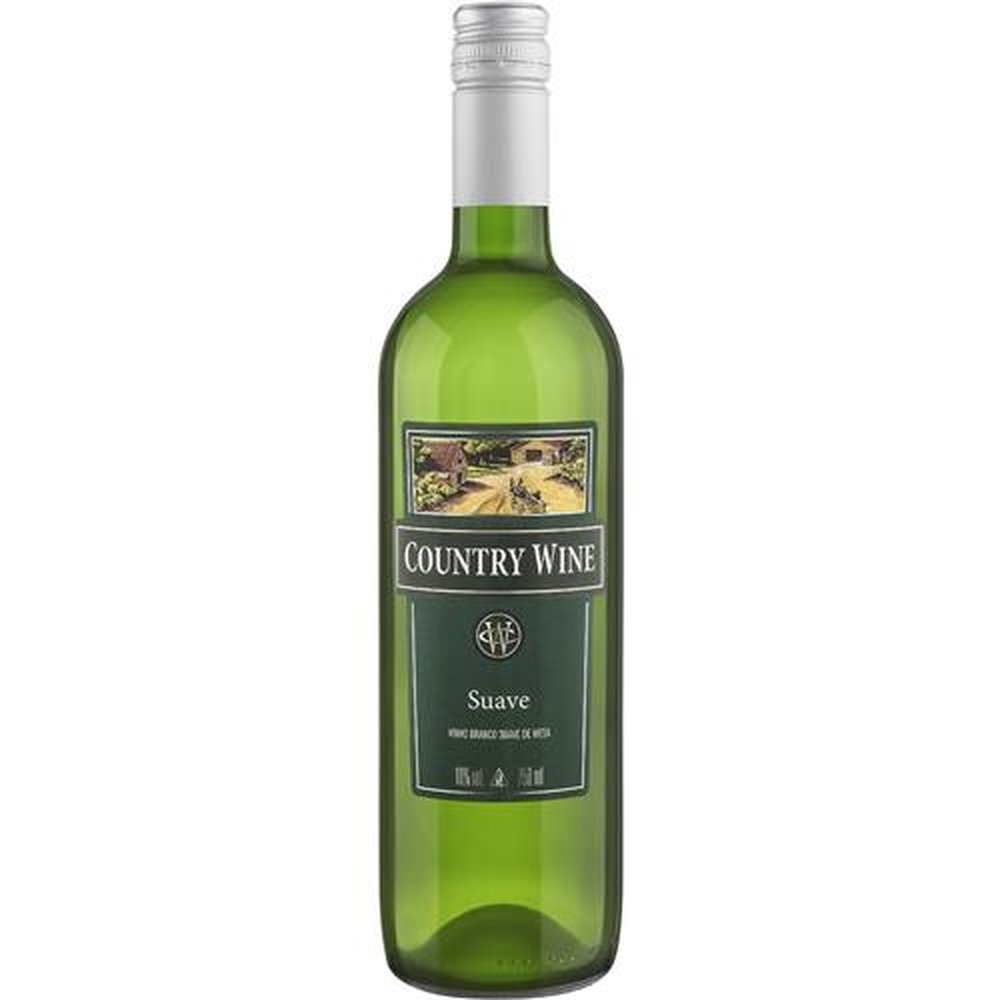 Vinho Nacional Country Wine 750Ml Branco Suave