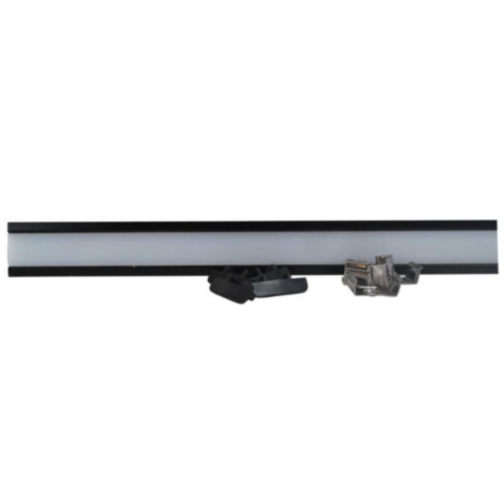 Perfil De Embutir Preto 24X7x2000mm Foxlux