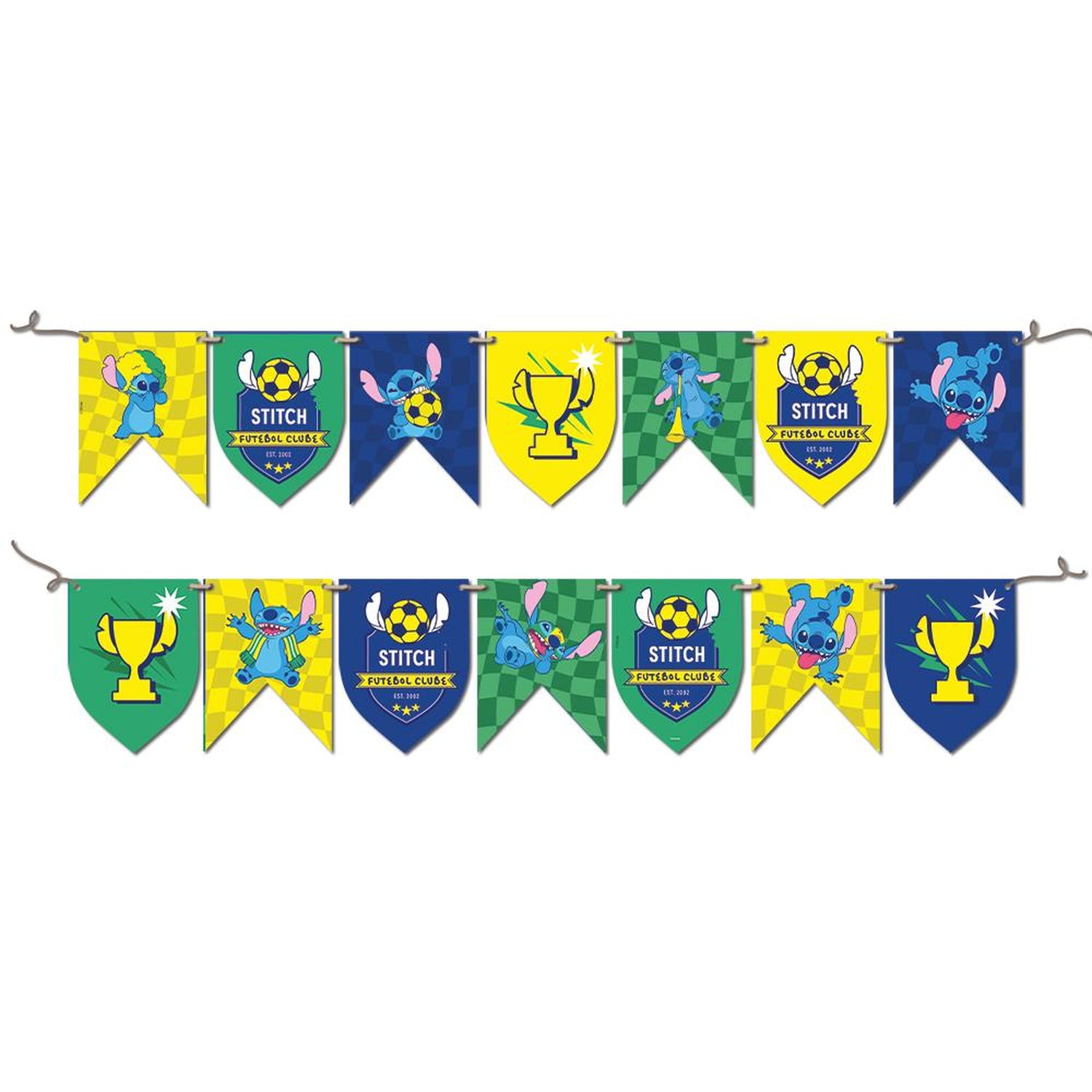 Faixa Decorativa Stitch Na Copa