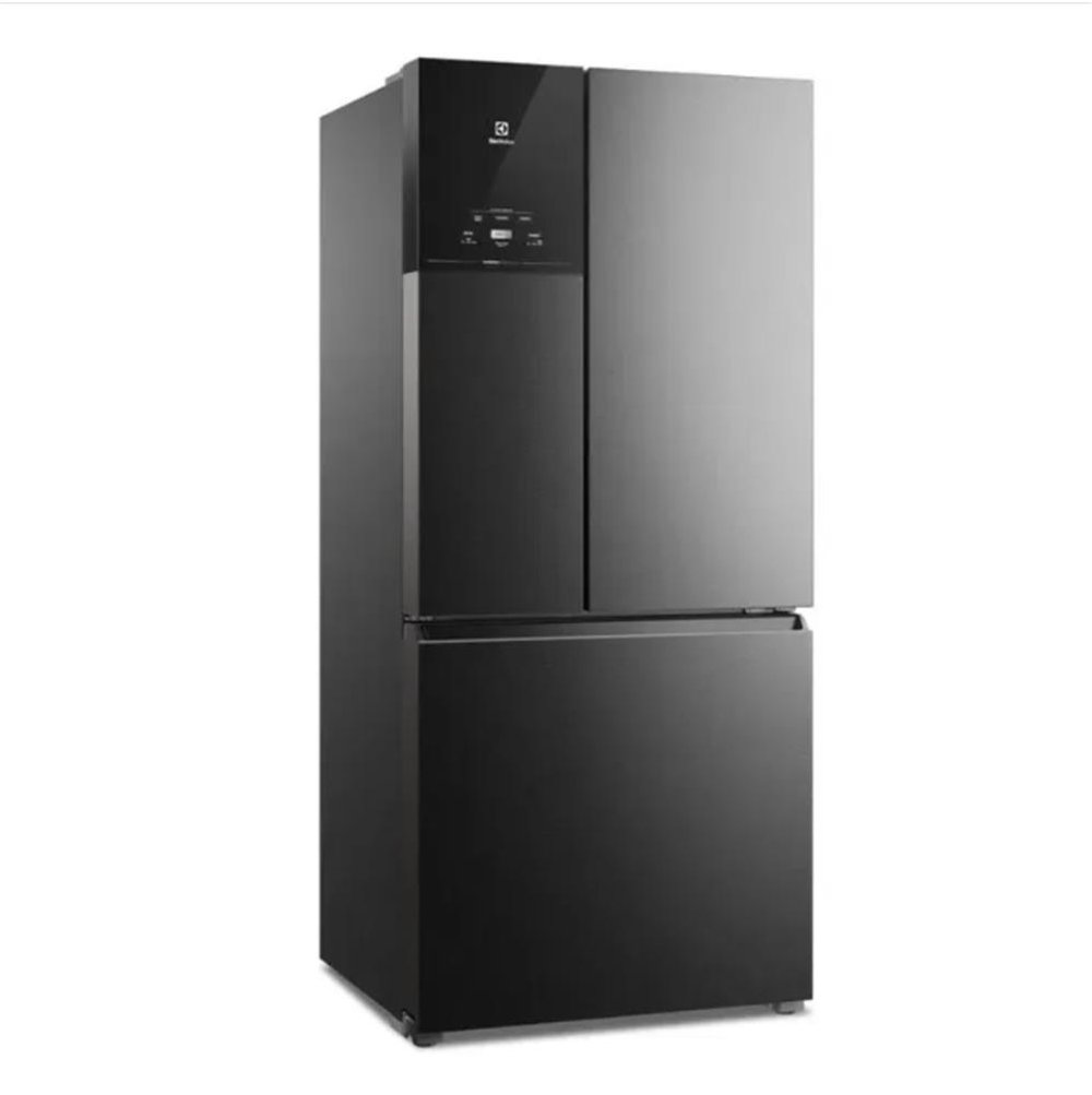 Geladeira Electrolux 3 Portas Frost Free Inverter 590L Autosense Im8b 127V Preta
