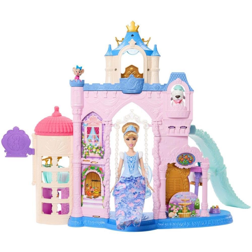 Boneca Disney Princesa Palácio Dos Animais Com Bonecos