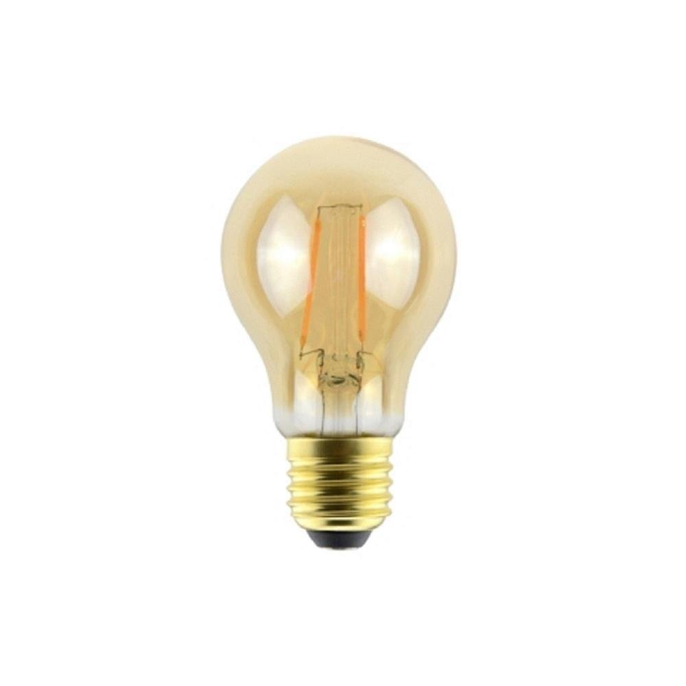 Lâmpada Filamento Led A60 Bulbo Âmbar 4W 2500K G-Light