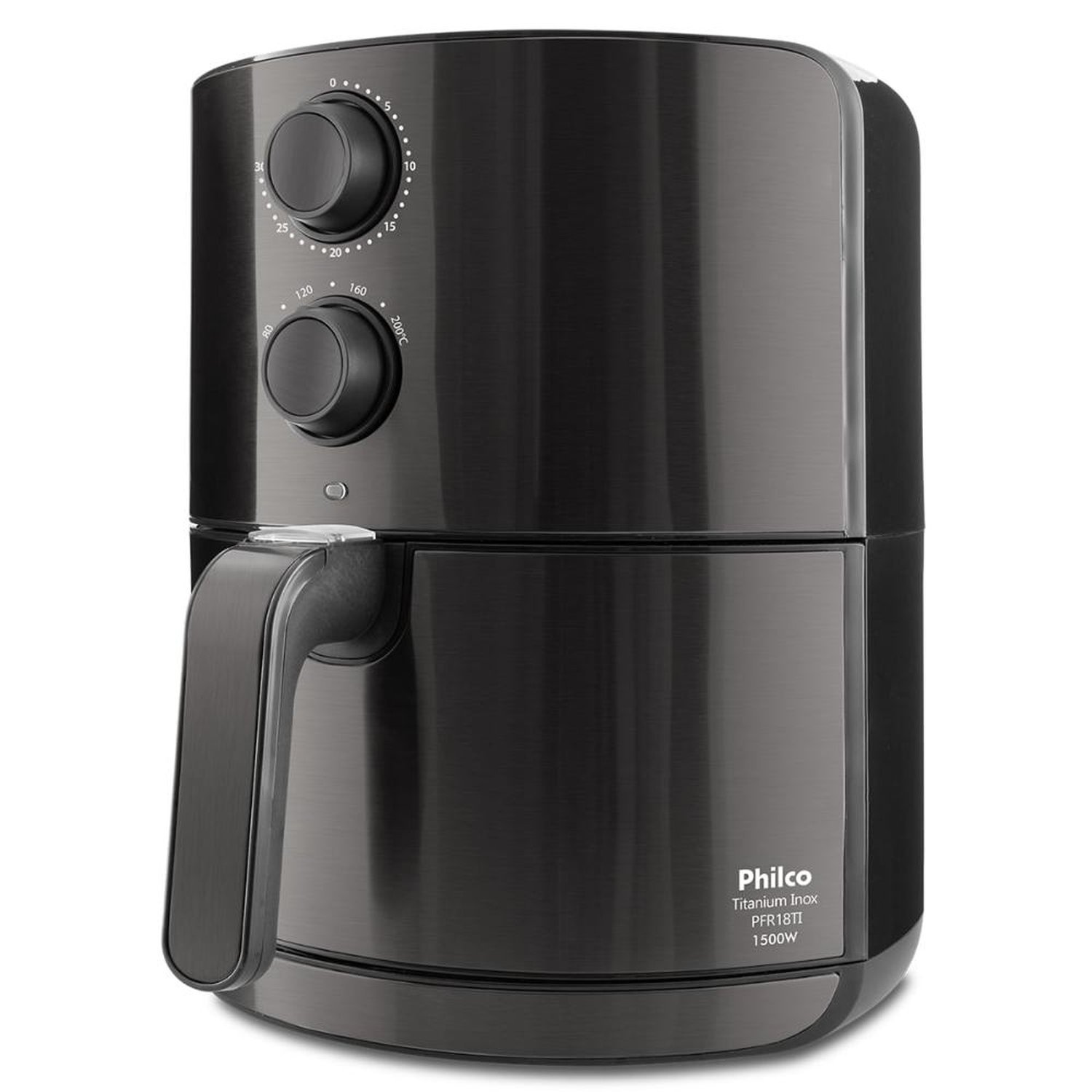 Fritadeira Philco Air Fryer Titanium Inox 4.6L Pfr18ti - 127V