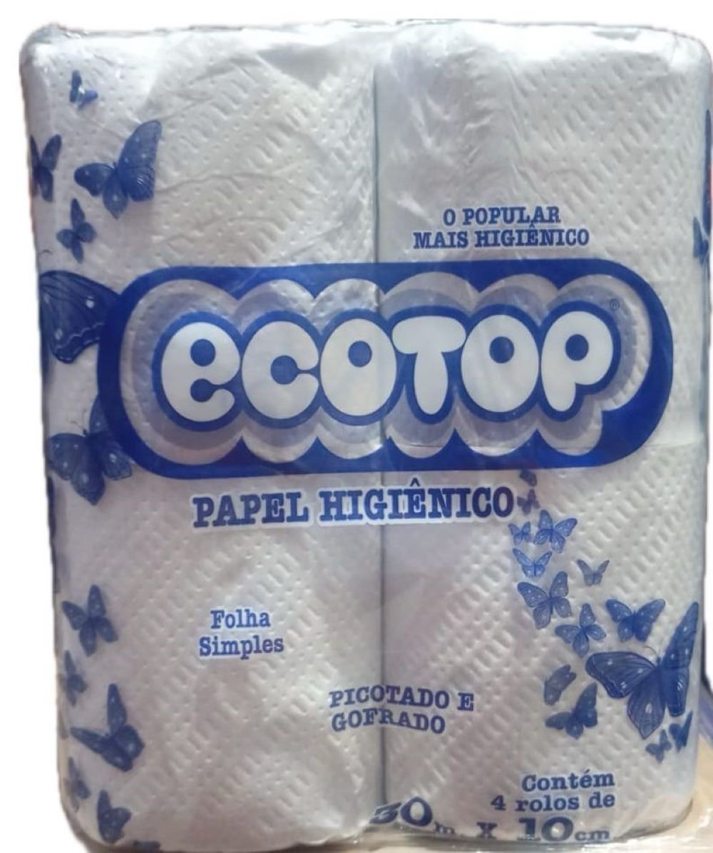 Papel Higiênico Ecotop Tradicional - Fardo Com 16 Pacotes | Martins Atacado