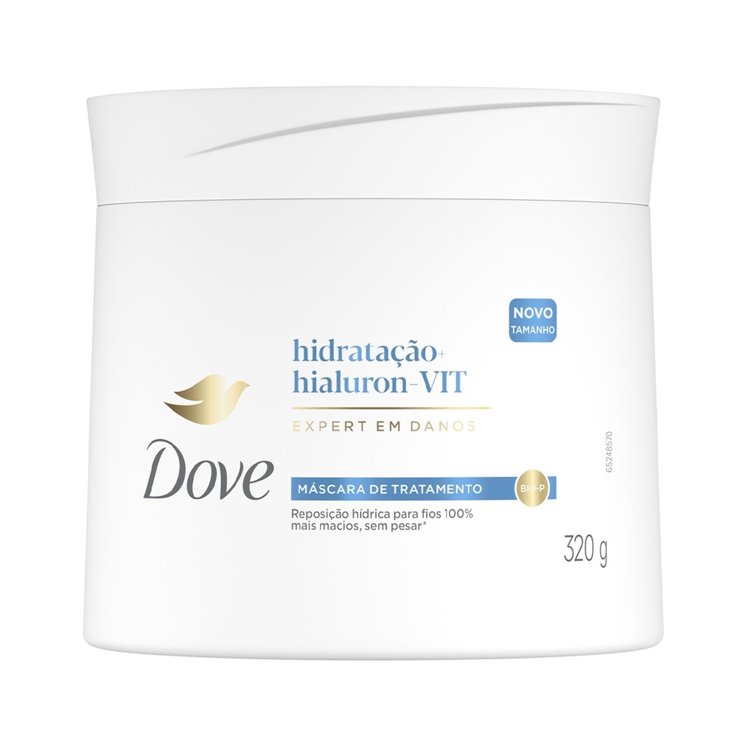 Máscara de Tratamento Dove Hidratação + Hialuron VIT 320g