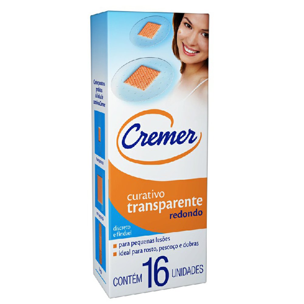 Curativo Cremer Transparente Redondo 16 Unidades