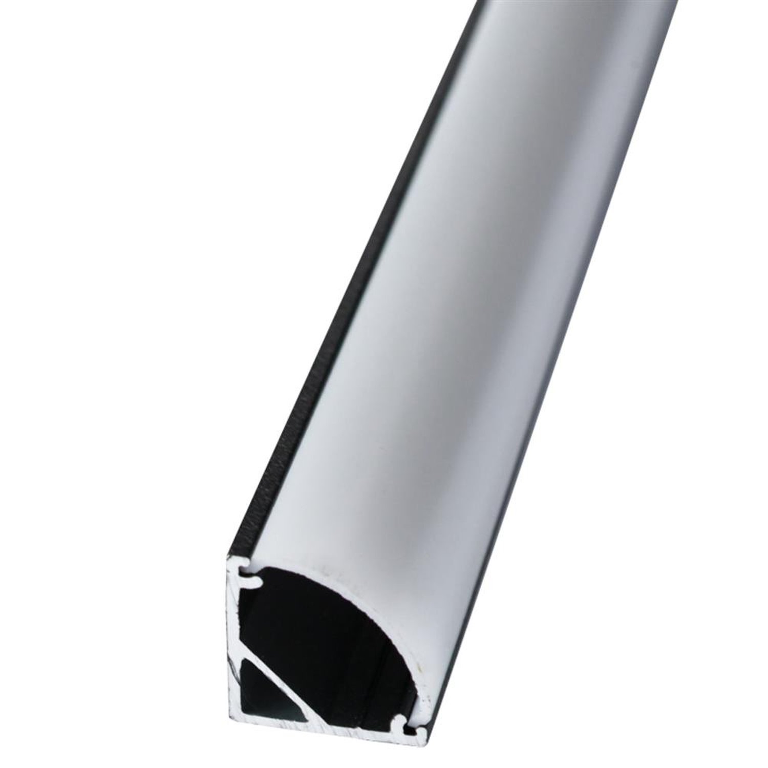 Perfil Sobrepor Canto Pt 16X16x2000mm Foxlux