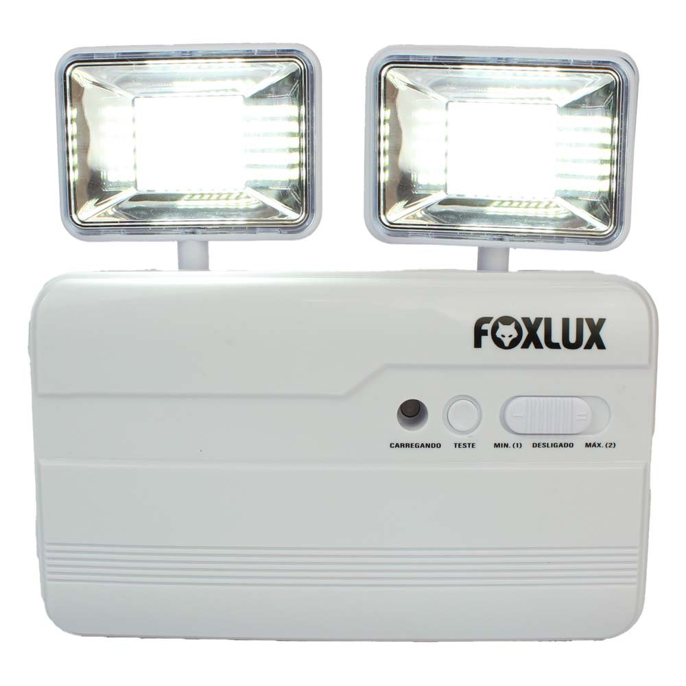 Luminaria De Emergencia Led 2 Farois Foxlux