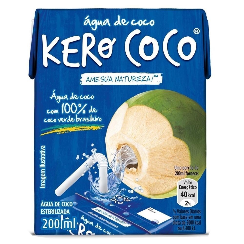 Água de Coco Kerococo 200ml - 27 unid.