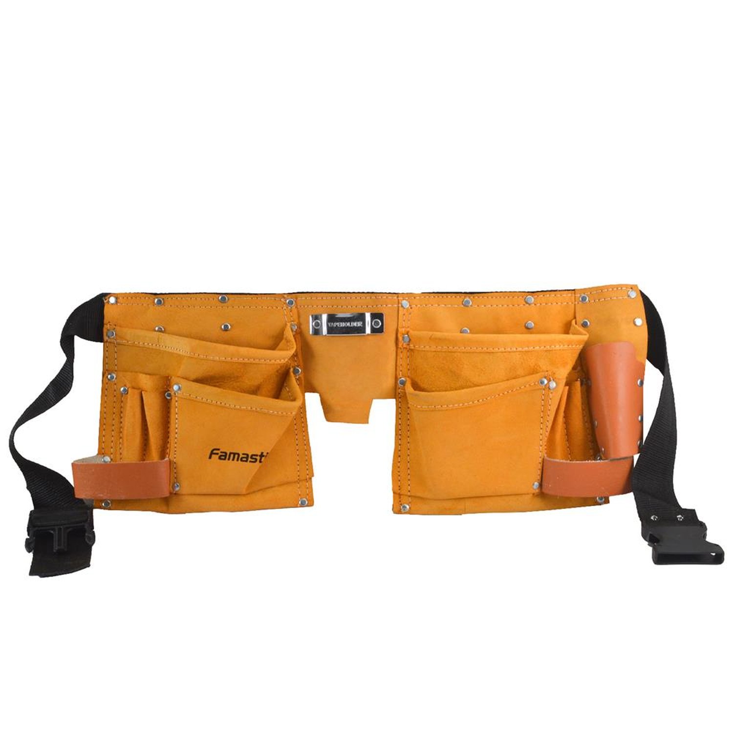 Cinturao Duplo Ferramentas 10 Bolsos Famastil