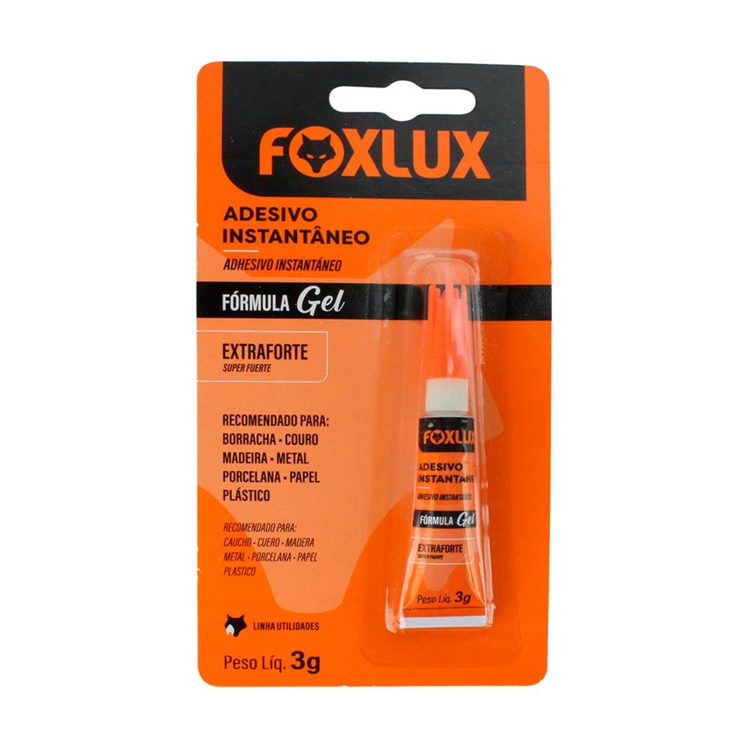Adesivo Instant. Gel 3G Blister 1 Un Foxlux